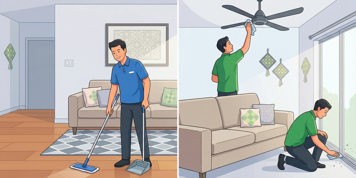 Basic Cleaning vs Spring Cleaning Before Raya: How To Choose The Right Service