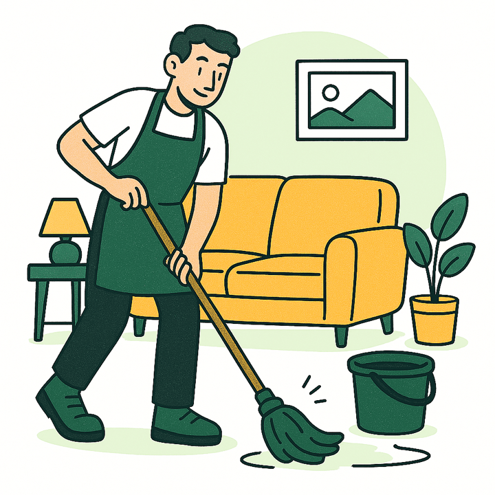 Basic home cleaning in Setia Alam