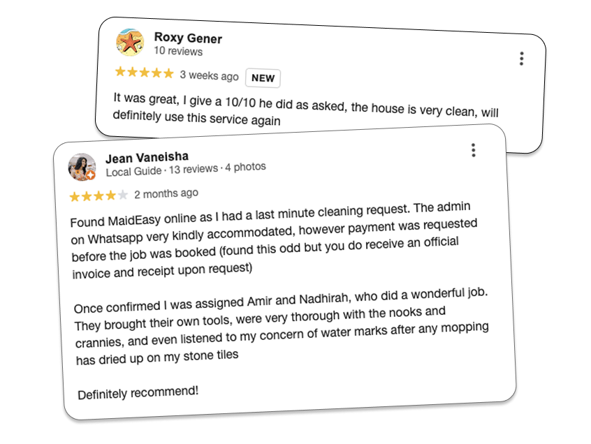 Customer review